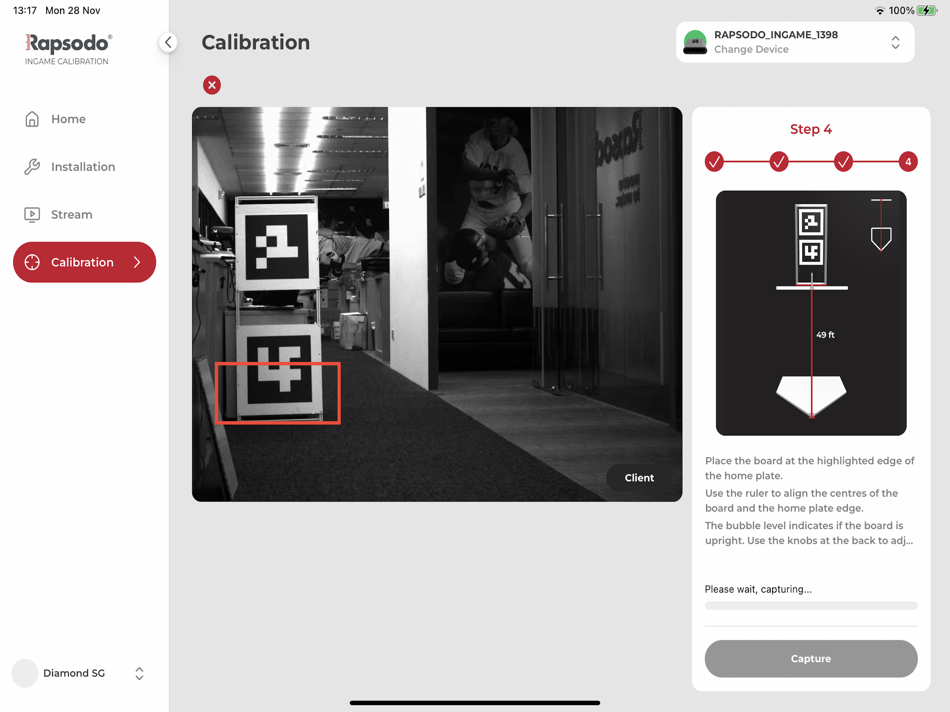 #3. Ingame Field Calibration (iOS) 由: Rapsodo Pte Ltd