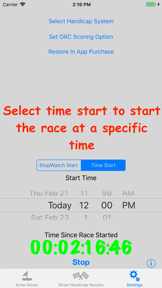 Sailing Handicap Calculator screenshot