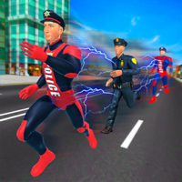 Police Officer Superhero Cop