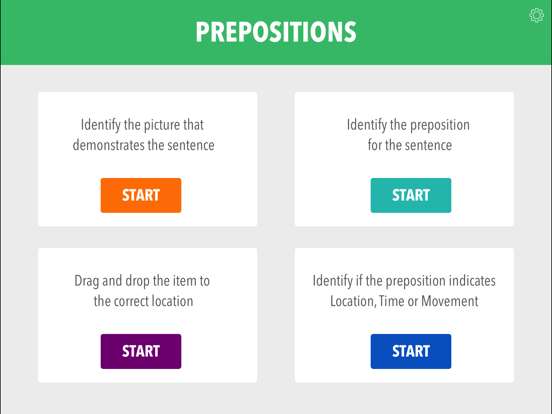 Screenshot #1 for Prepositions by Teach Speech