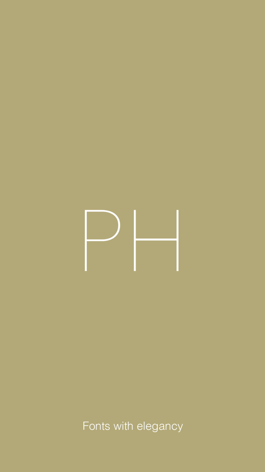 Phont - 2.2 - (iOS)