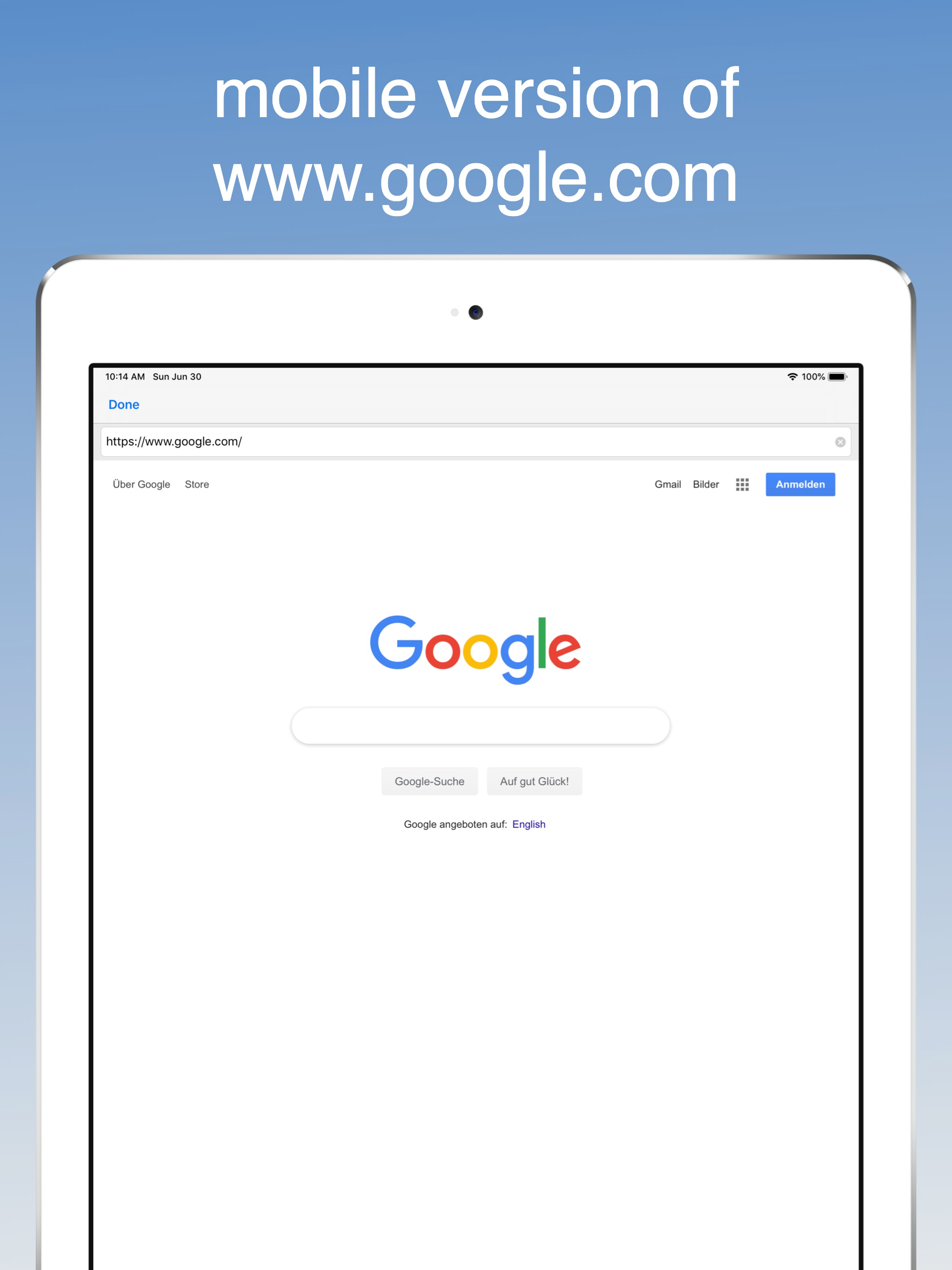 Desktop Browser