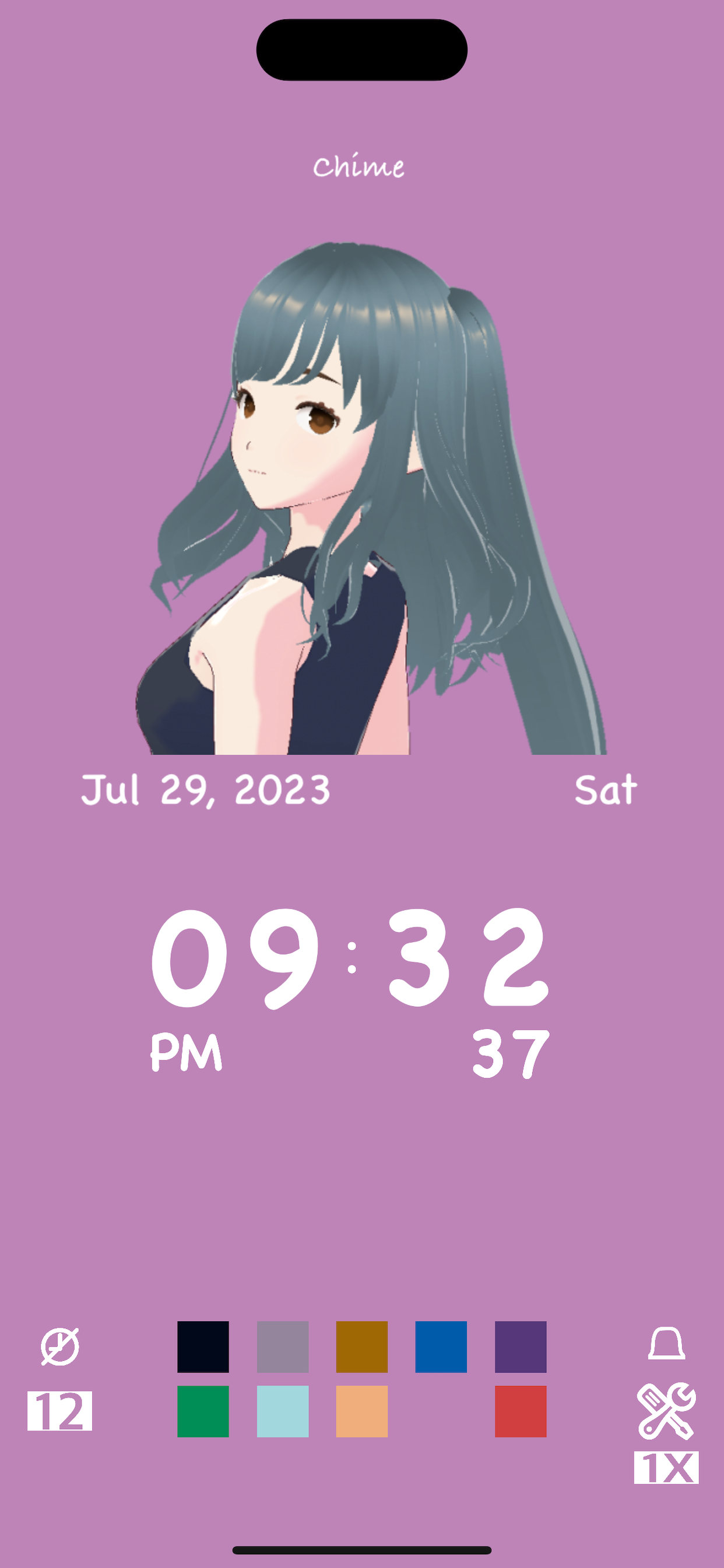 20 Girls Clock