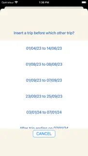 90 days in schengen planner iphone screenshot 3