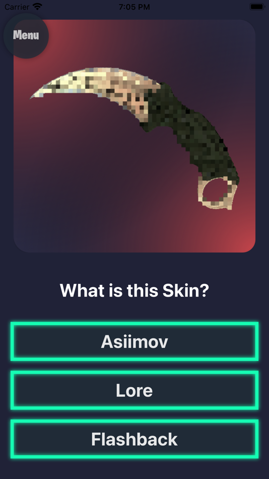 #2. CS:GO Quiz Trivia (iOS) By: Dmitry Koliush