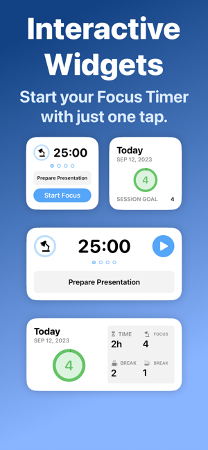 ‎Focus - Timer for Productivity Screenshot