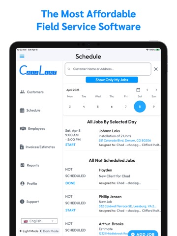 Call List: Job Scheduler Appのおすすめ画像1