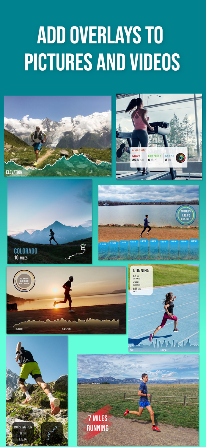 Run Photo - for Strava Garmin