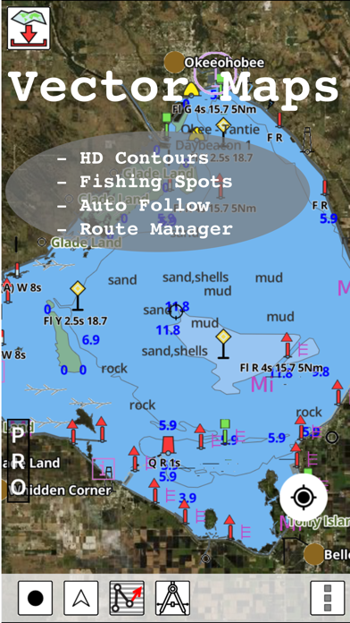 Screenshot #1 pour i-Boating: Nautiques Cartes