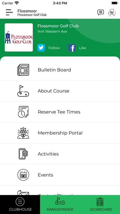 Flossmoor Golf Club Screenshot