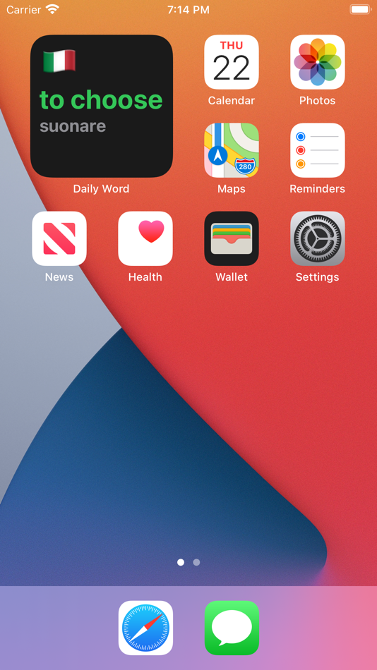 #1. Daily Word (Language Widget) (macOS) 게시자: Joshua Spicer