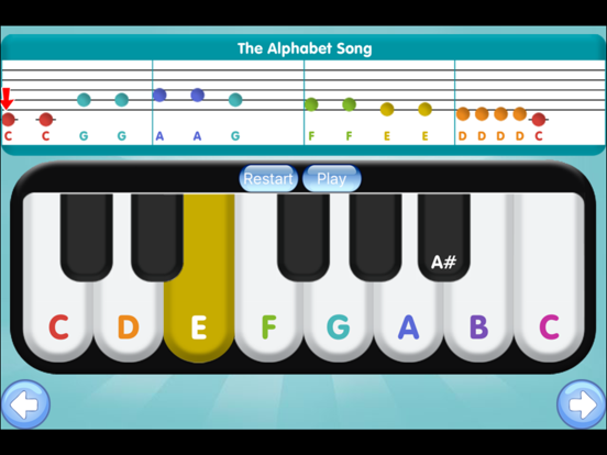 My First Piano of Simple Music iPad screenshot 4 - Education app
