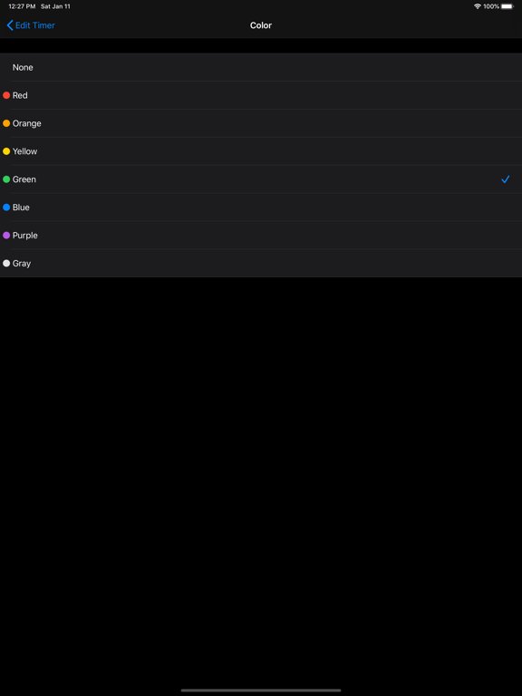 Disposable Timer+ iPad screenshot 7 - Health & Fitness app