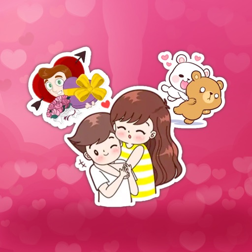 Animated Romantic Stickers ! icon