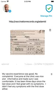 vaccinated - my vaccine record iphone screenshot 4