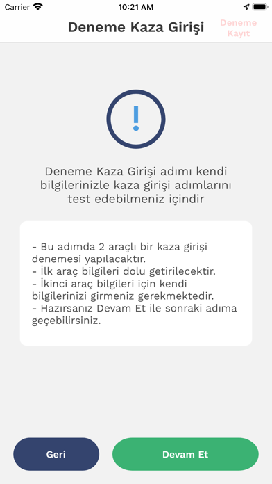 Mobil Kaza Tutanağı Screenshot