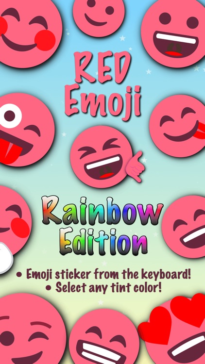 RED Emoji • Stickers
