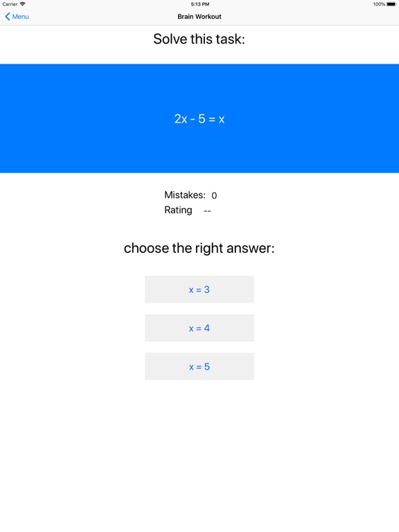 Screenshot #5 pour Math Game + Brain Training Pro