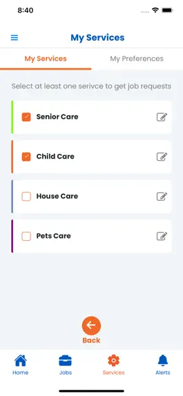 Game screenshot Go Provider : Caregiver Jobs apk