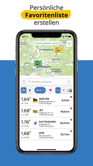 Screenshot von Mehr-tanken auf dem iPhone 7