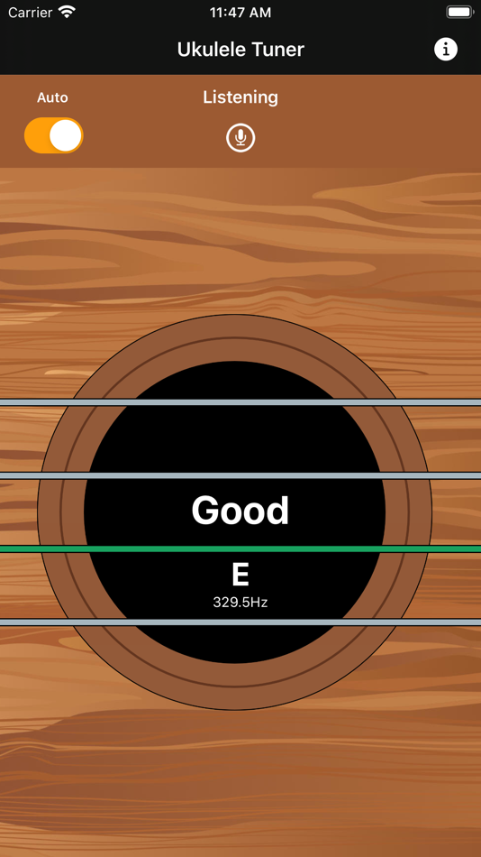 #1. Ukulele String Tuner (iOS) 由: Fredrik Blank