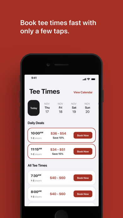 Langdon Farms Golf Tee Times Screenshot