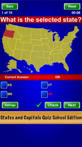 Game screenshot States and Capitals School hack