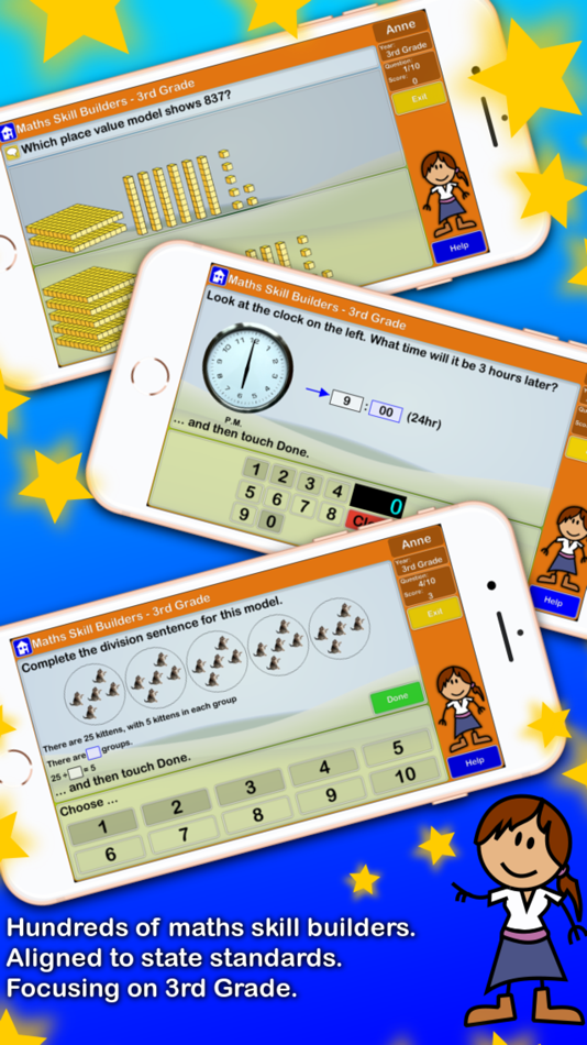 #1. Maths, 3rd Grade (US) (iOS) 由: Hyperion Games (UK) LTD