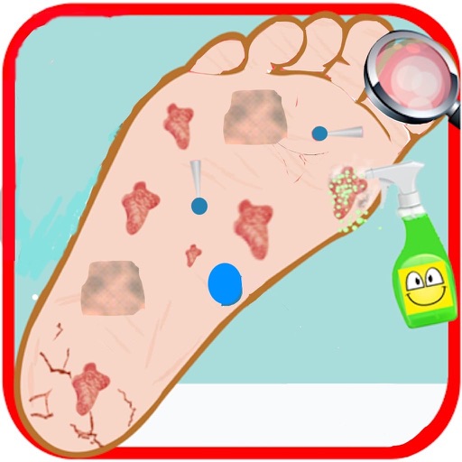 Little Crazy Foot Doctor Games icon