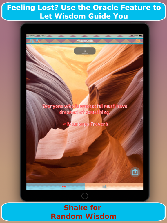 Native American Daily Wisdom iPad screenshot 10 - Lifestyle app