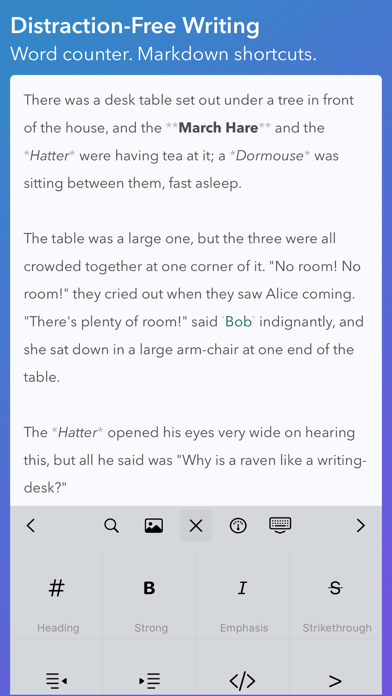 Screenshot #2 pour iWriter Pro