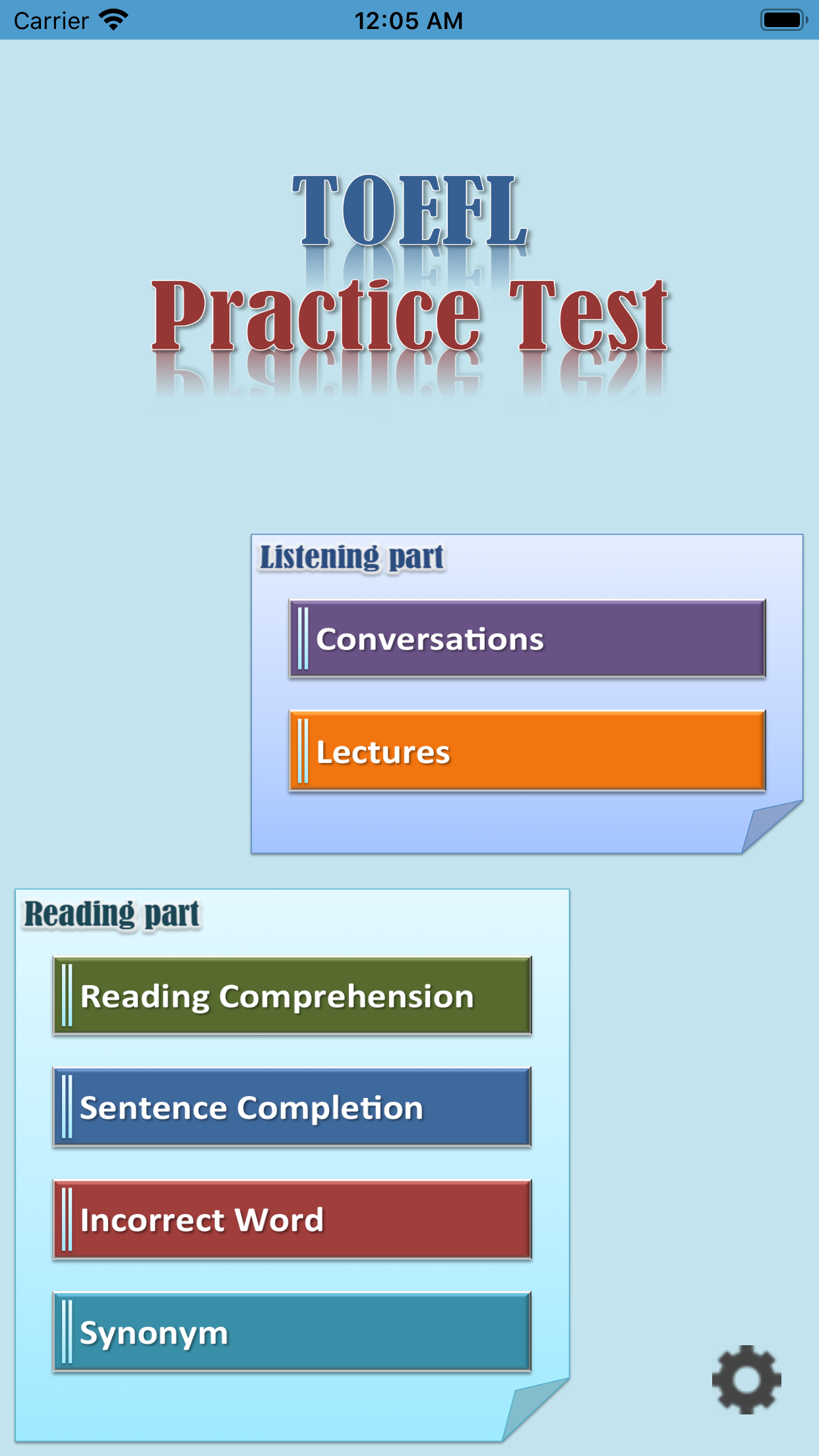 TOEFL Practice Test +