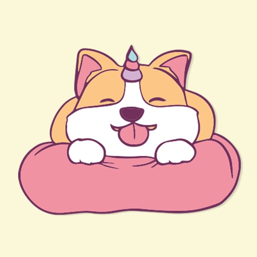 Rainbow Corgi Stickers