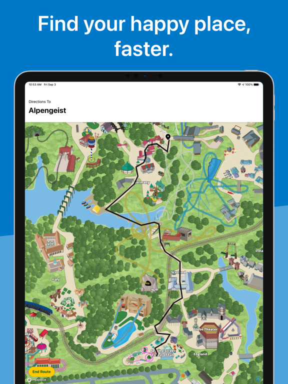 Busch Gardens iPad screenshot 5 - Travel app