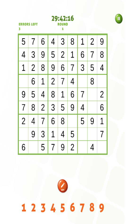 #7. Sudoku Classic: Number Match (iOS) Podle: Lafi Al shammari