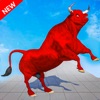 Wild angry Bull Attack Game 3D