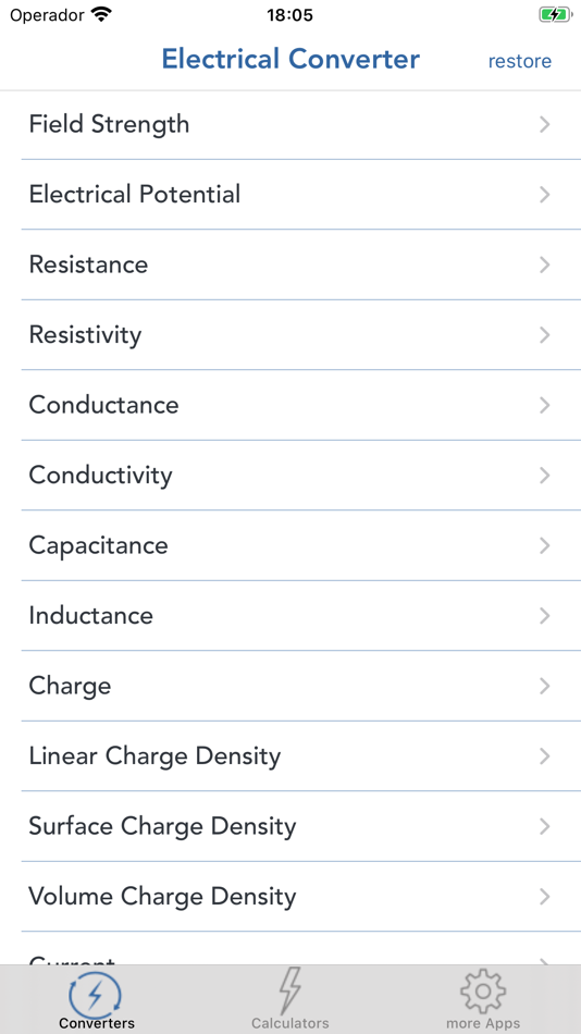 #2. Electrical Converter (iOS) By: V PUGAZHENTHI