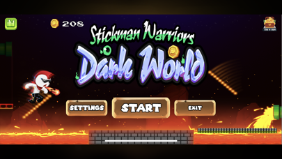 Stickman Warriors : Dark World Screenshot