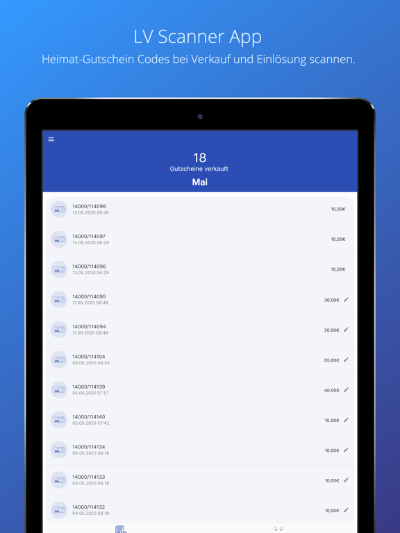 Screenshot #4 pour Local Voucher Scanner App