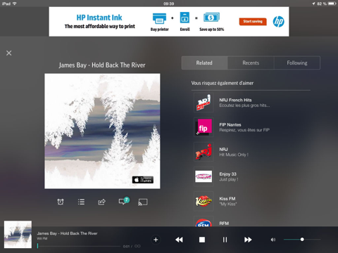 Screenshot #4 pour TuneIn Radio: musique, sport