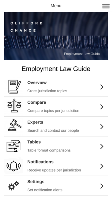 Screenshot #1 pour Clifford Chance Employment Law