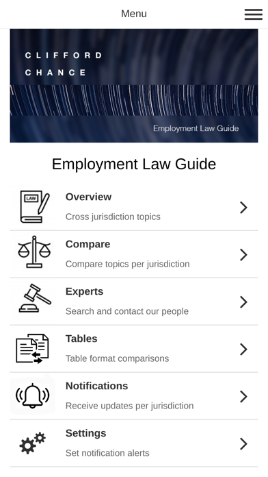 Clifford Chance Employment Law Screenshot