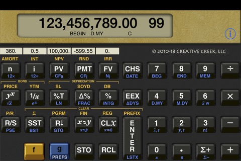 MathU 12D Financial Calculatorのおすすめ画像1