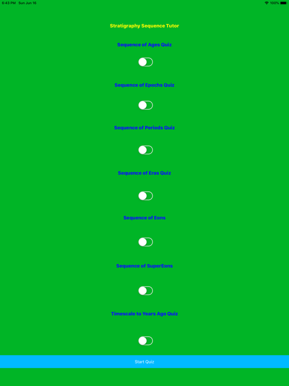 Screenshot #5 pour Stratigraphy Sequence Tutor
