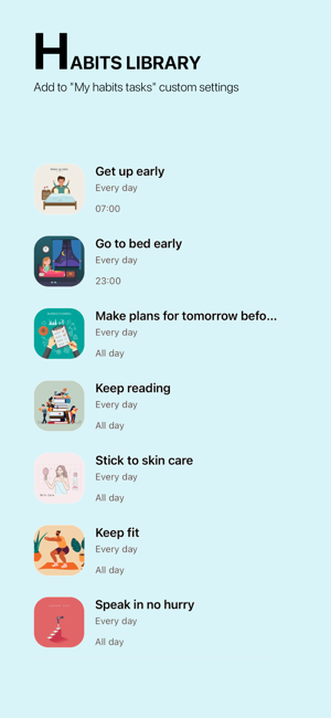 ‎Habits-日常习惯打卡日历提醒闹钟 Screenshot