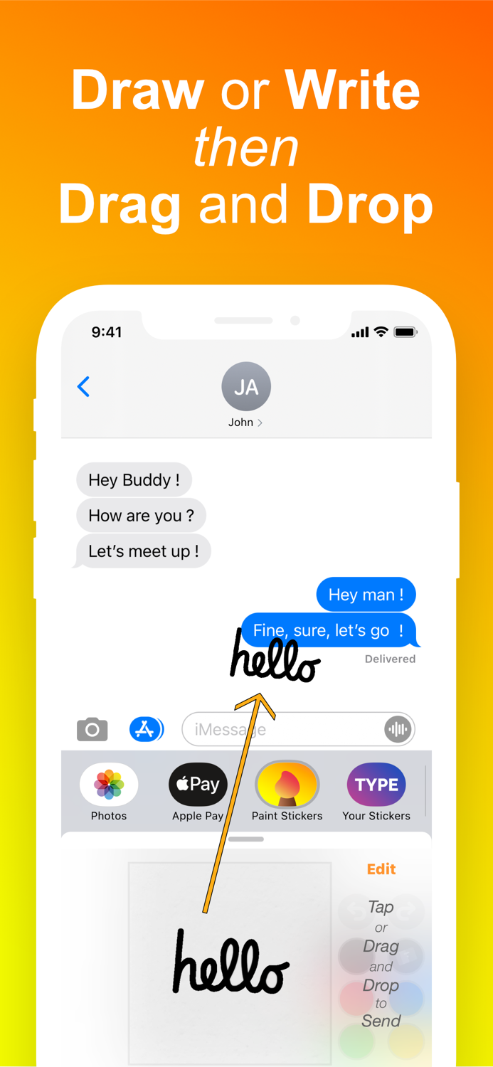 Draw Stickers for iMessage Now