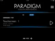 paradigm touchscreen remote iPad Captures Décran 1