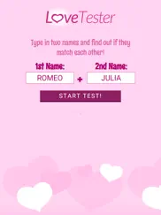 love tester partner match game ipad bildschirmfoto 2