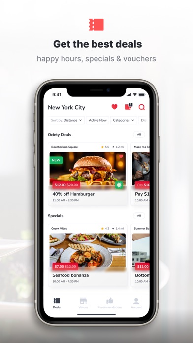Ociety: Deals & Reviews Screenshot