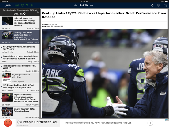 Screenshot #4 pour Football News - NFL edition